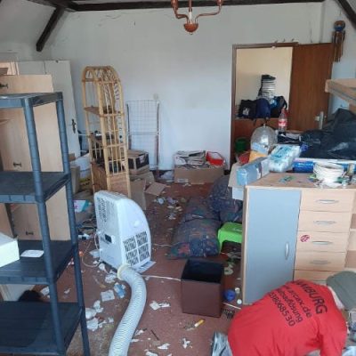 Hausentrümpelung mit einem Mitarbeiter von Arcax